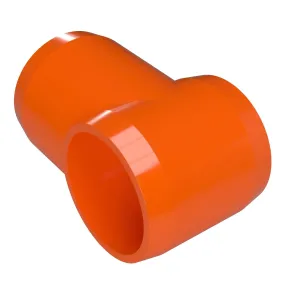 1-1/4 in. Slip Sling PVC Tee, Furniture Grade - Orange