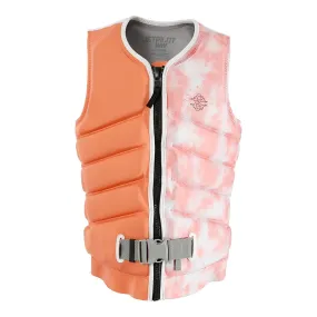 2024 Jetpilot X1 F/E Ladies Neo Vest - Zahra - Peach