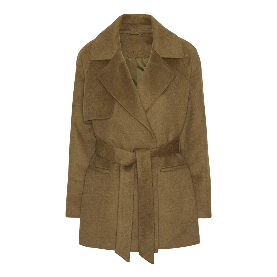 2nd Lana Kangaroo Wool Belted Coat