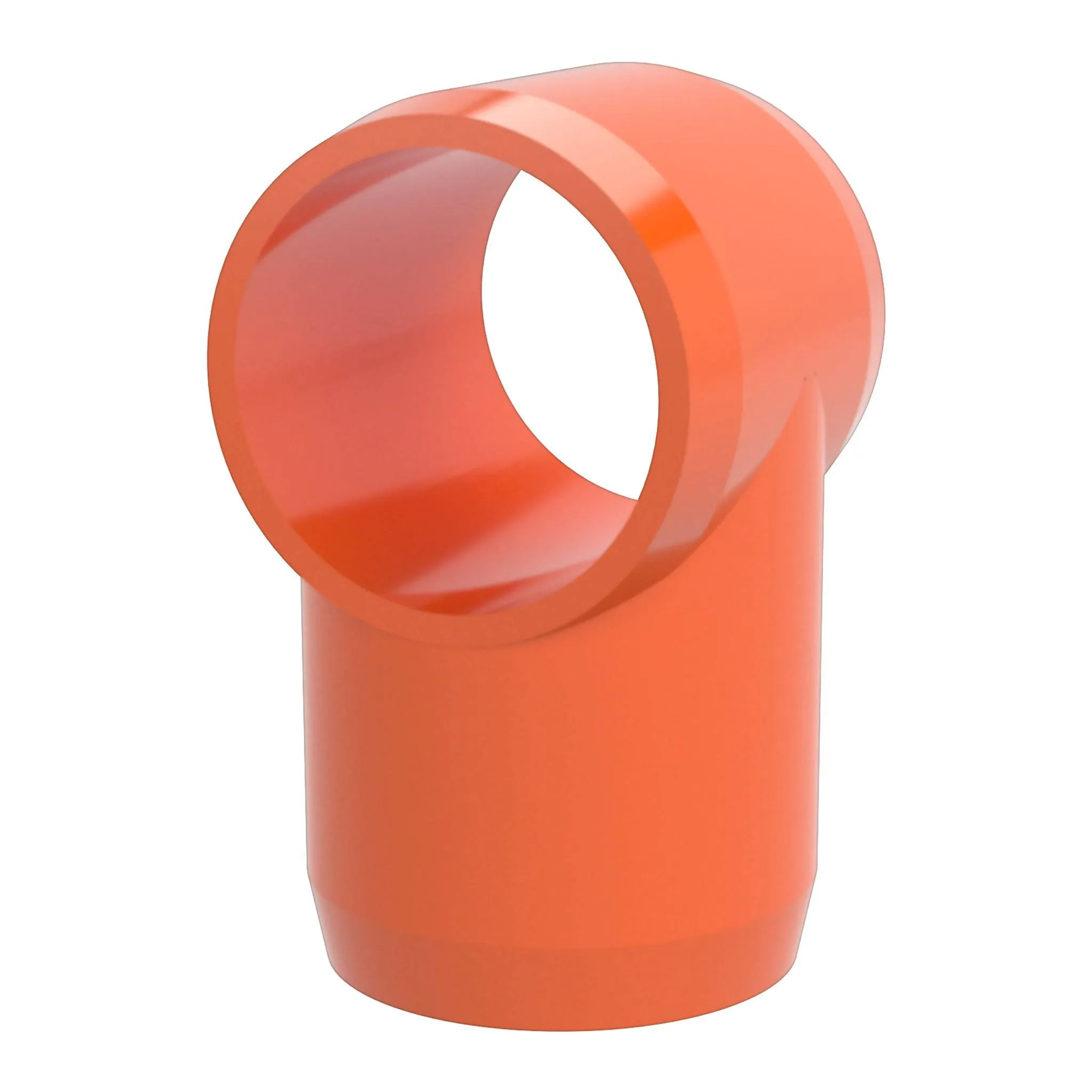 3/4 in. Slip Sling PVC Tee, Furniture Grade - Orange