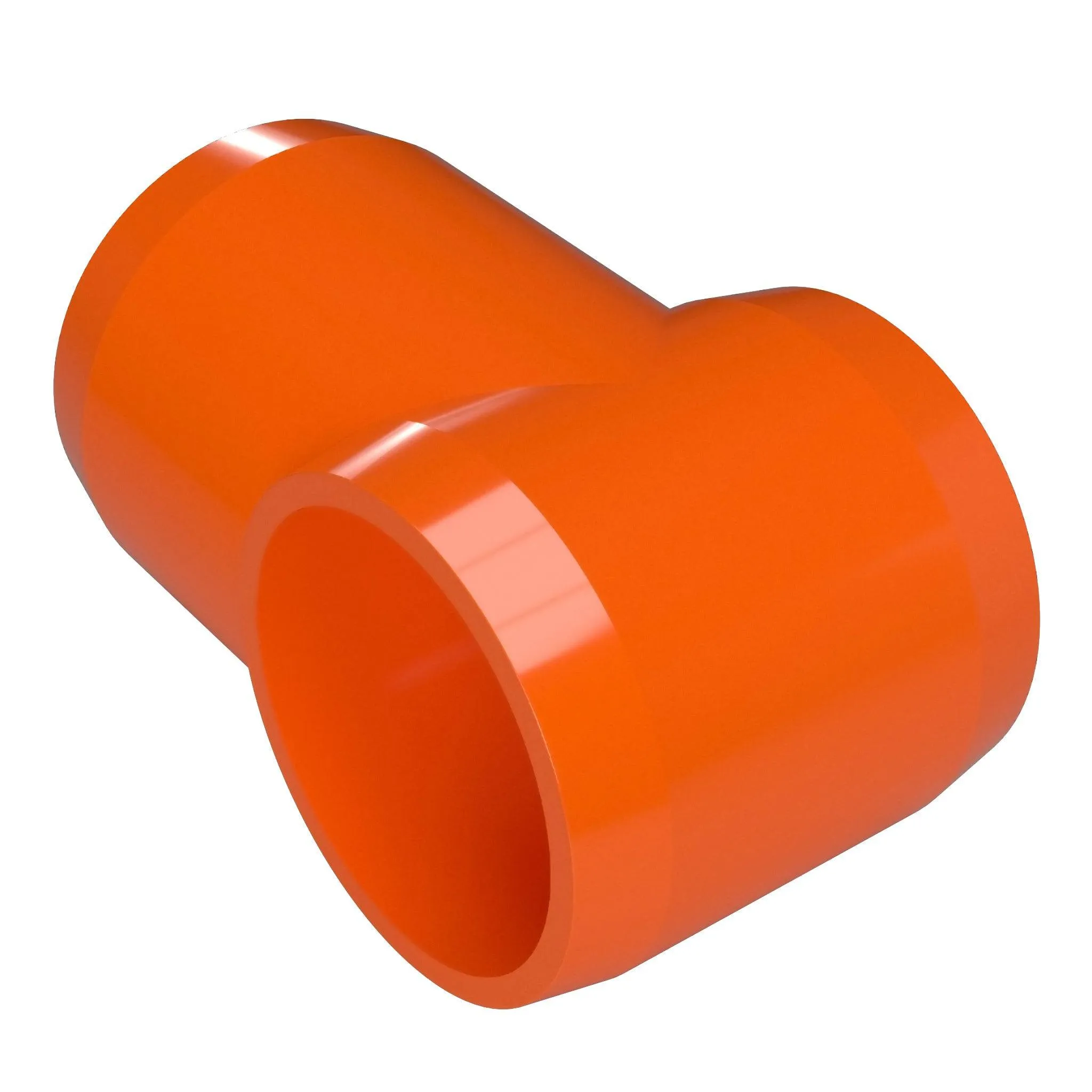 3/4 in. Slip Sling PVC Tee, Furniture Grade - Orange