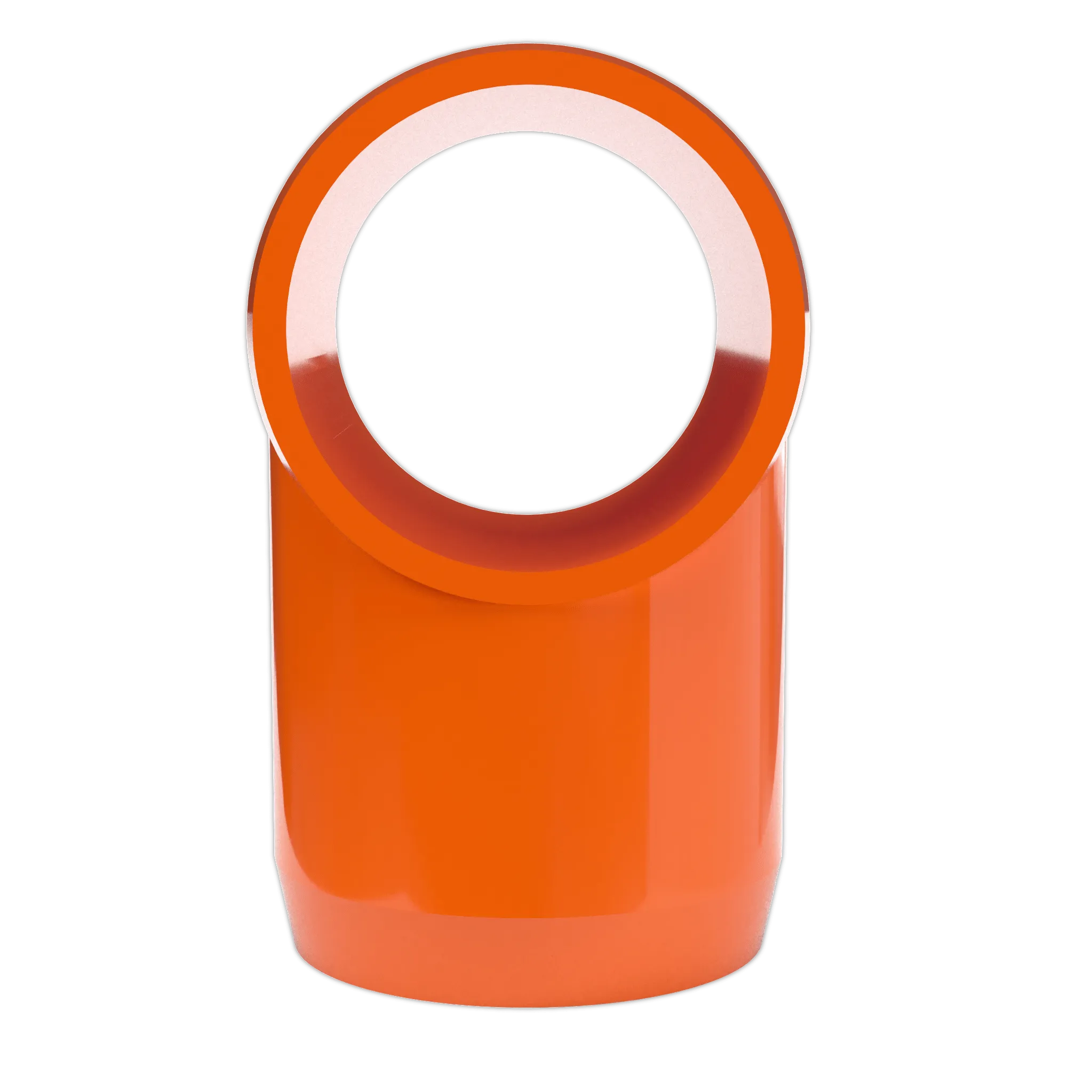 3/4 in. Slip Sling PVC Tee, Furniture Grade - Orange