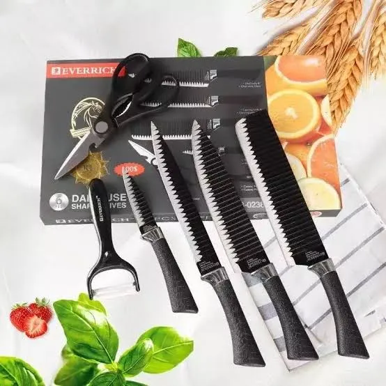 6 Piece Kitchen Knife Set