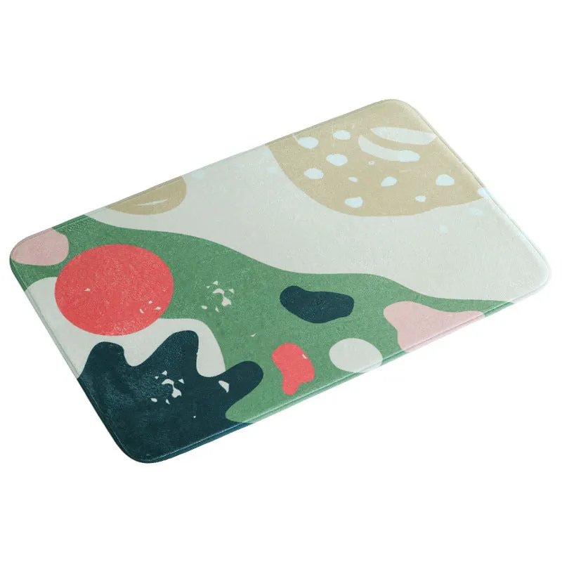 Absorbent bathroom non-slip mat floor mat