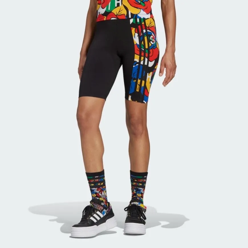 Adidas Rich Mnisi Tight Women Original Short Black/Multicolor