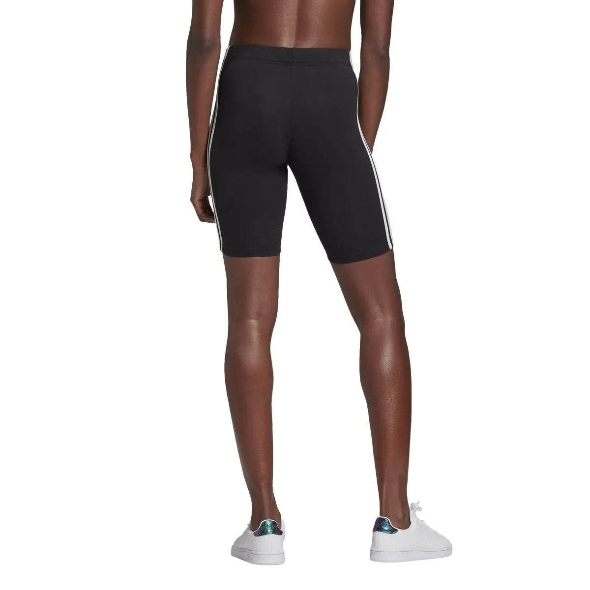 ADIDAS WOMEN'S ESSENTIALS 3-STRIPES BLACK BIKE SHORTS