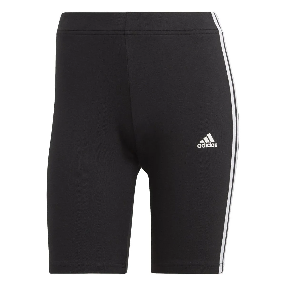 ADIDAS WOMEN'S ESSENTIALS 3-STRIPES BLACK BIKE SHORTS