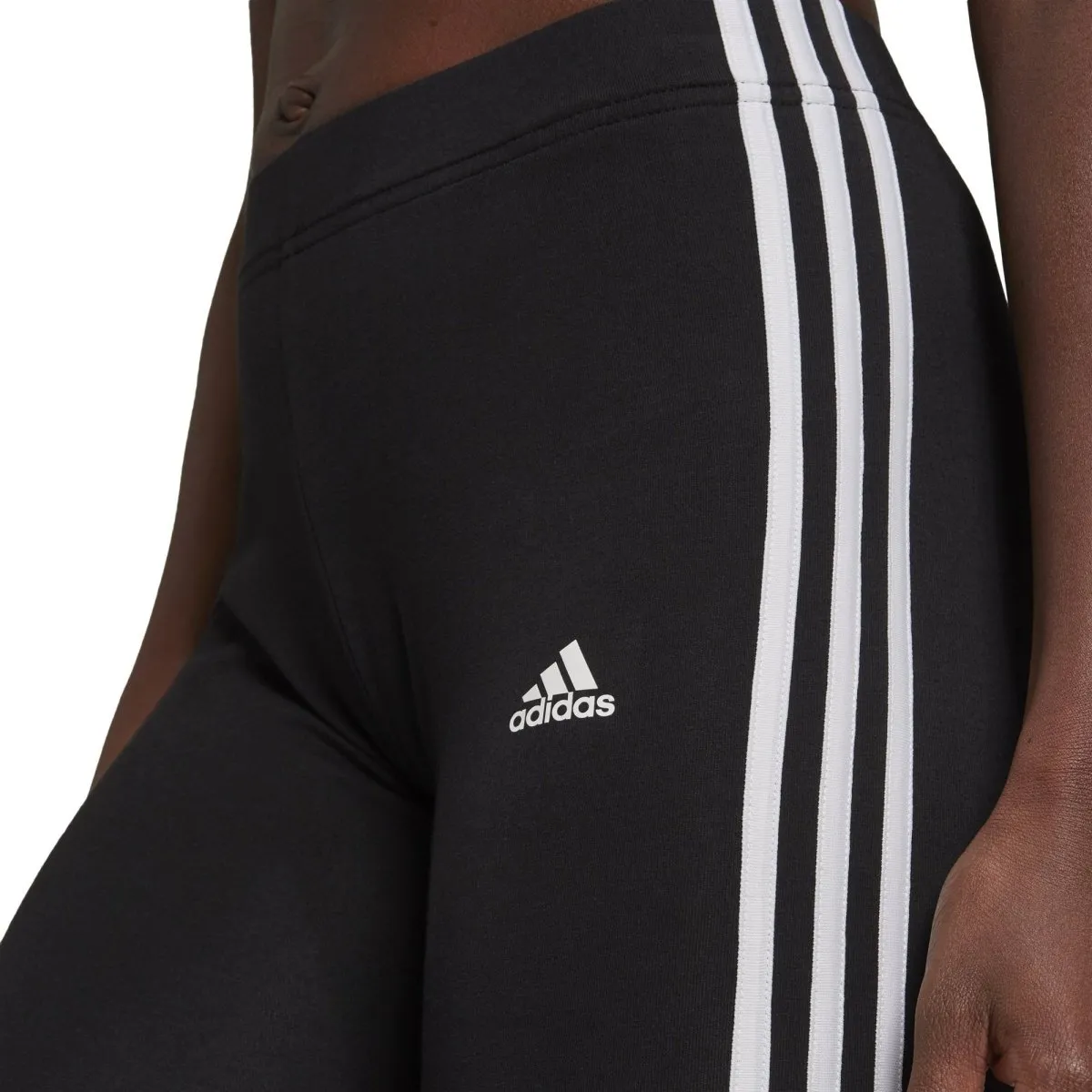 ADIDAS WOMEN'S ESSENTIALS 3-STRIPES BLACK BIKE SHORTS