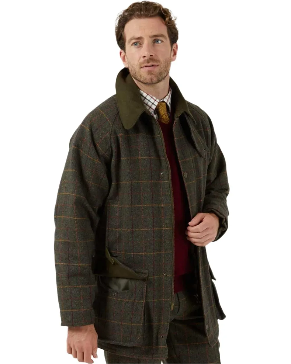 Alan Paine Rutland Waterproof Tweed Shooting Coat