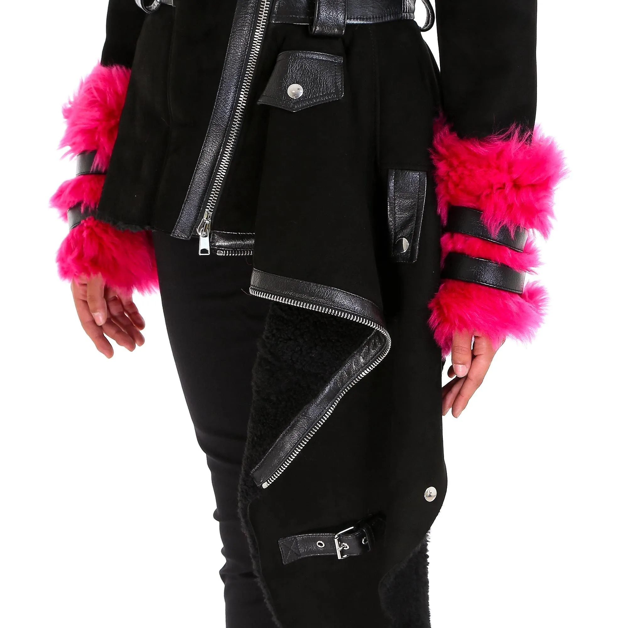 Alexander McQueen Shearling Biker Jacket