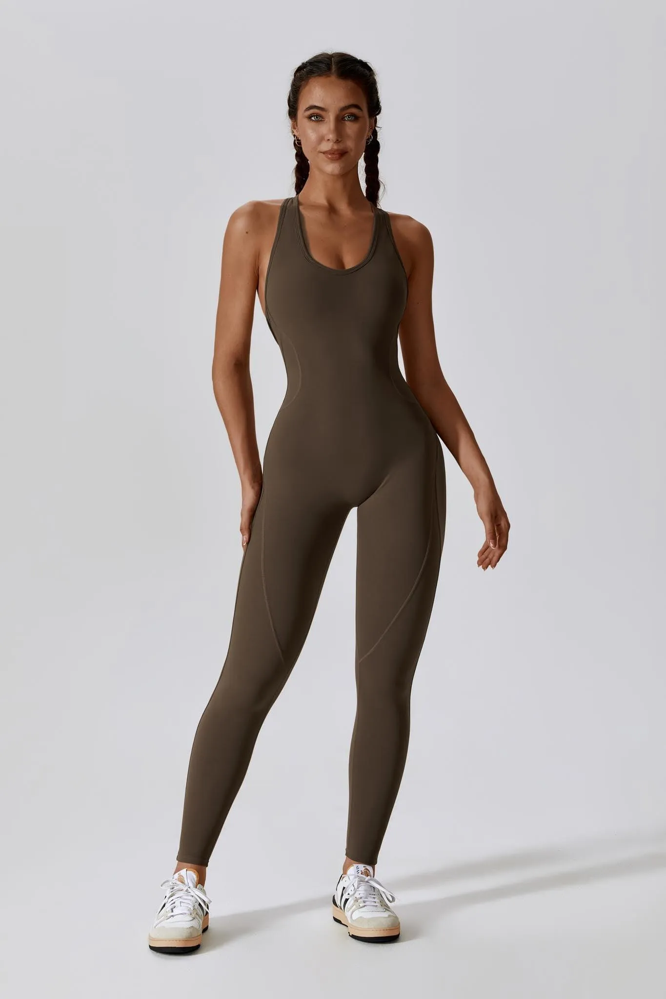 Amelia Jumpsuit - Mocha