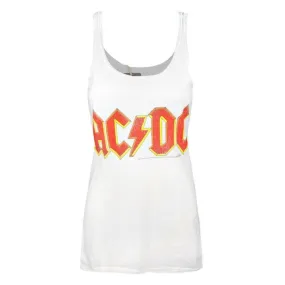 Amplified Womens/Ladies Comics AC/DC Logo Vest