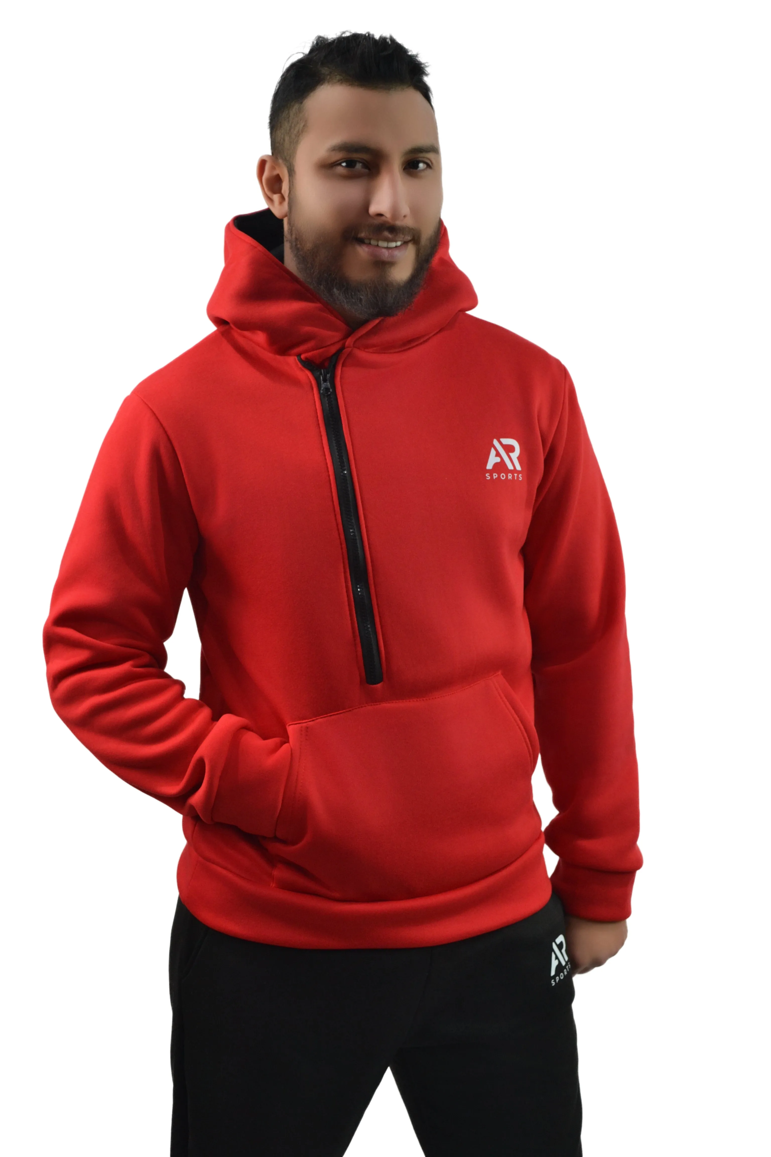 AR Sportswear  Half Zip Men’s Tracksuit Hoodie 2pcs Set