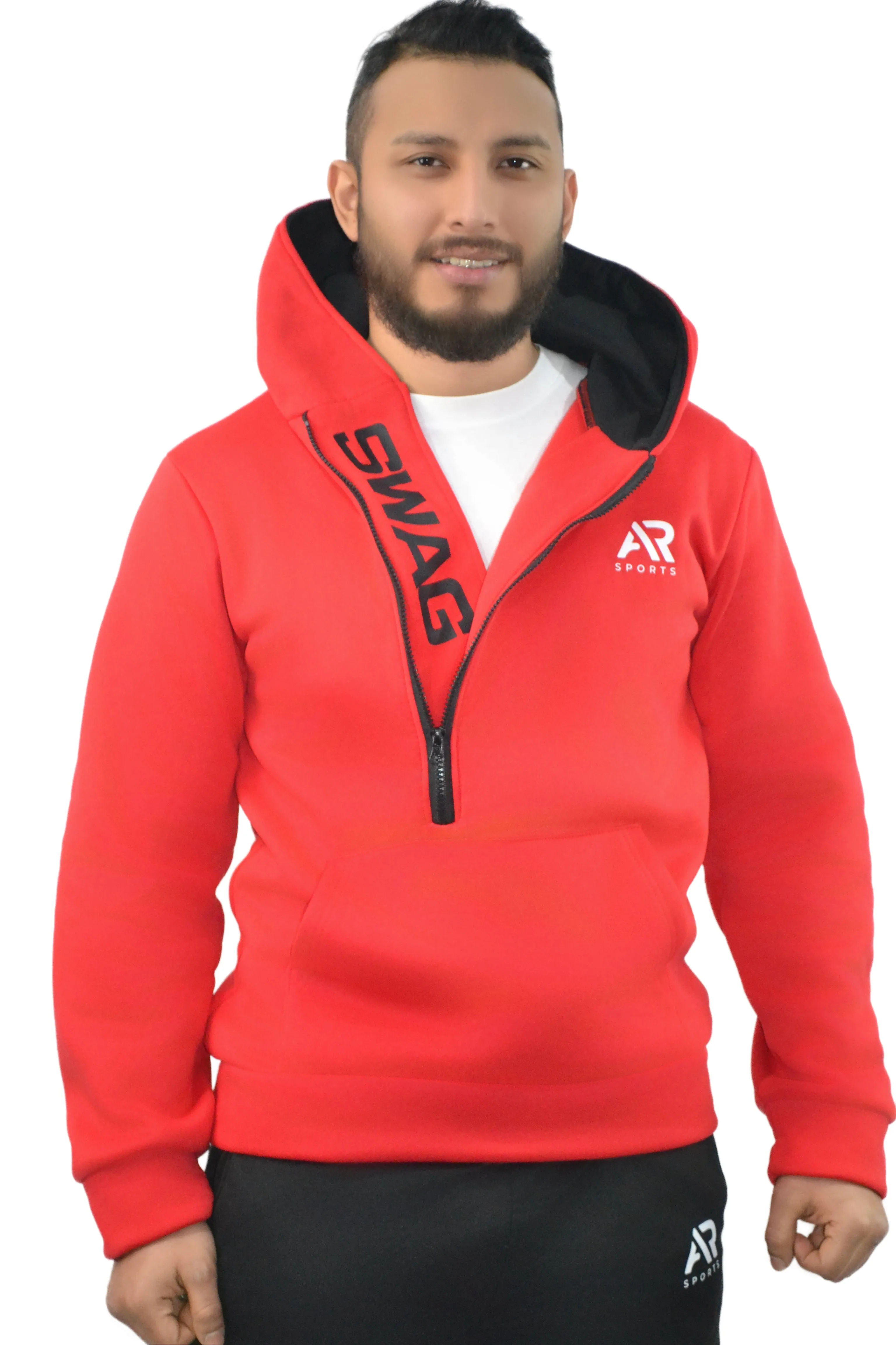 AR Sportswear  Half Zip Men’s Tracksuit Hoodie 2pcs Set