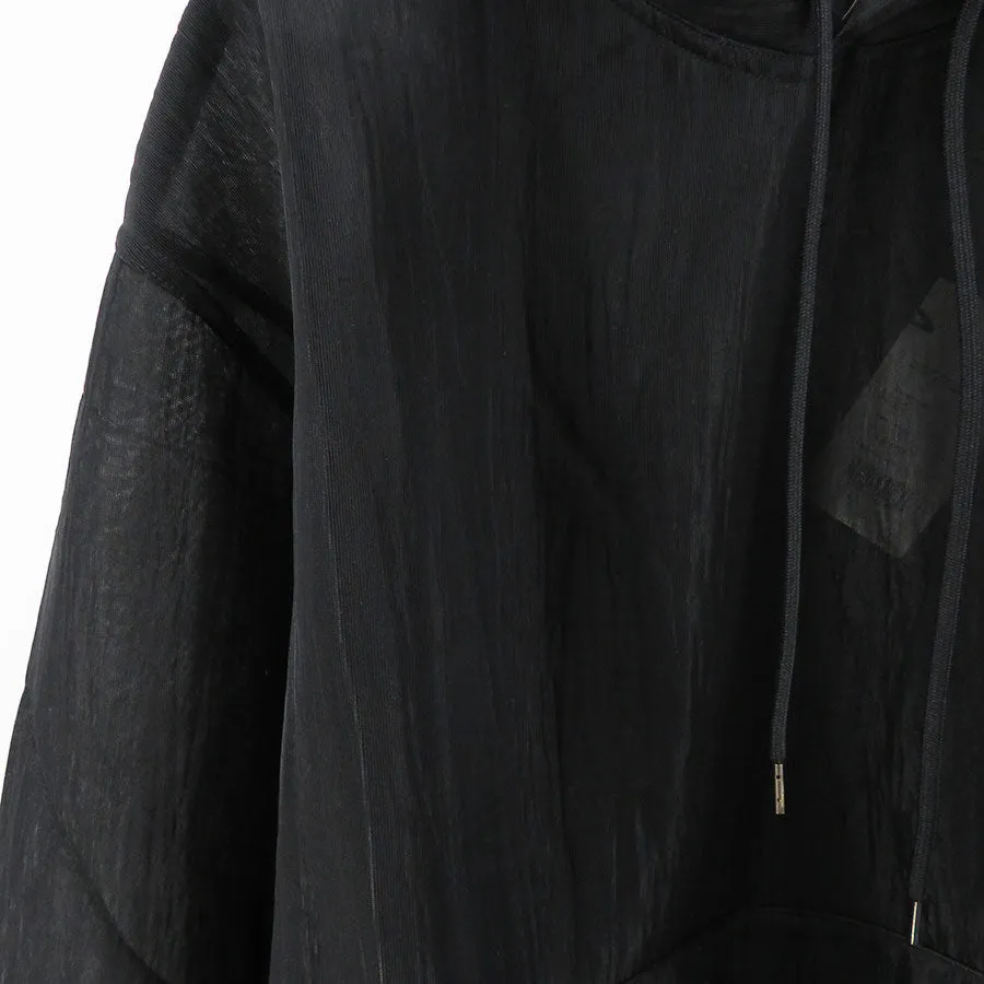 【AURALEE/オーラリー】<br>ELASTIC SHEER NYLON P/O PARKA <br>A24AP01ND