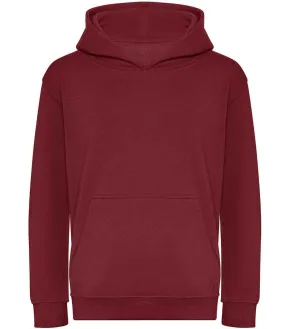 AWDis Kids Organic Hoodie | Burgundy