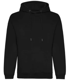 AWDis Organic Hoodie | Deep Black