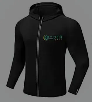 BADEQSHOP BRANDED SLIM TRAINING JACKET