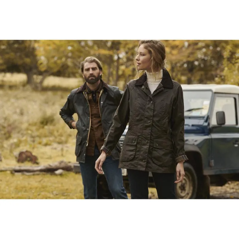 Barbour Beadnell Ladies Wax Jacket - Sage