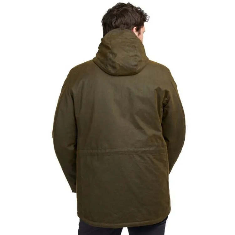 Barbour Ripon Wax Jacket - Olive Size XL