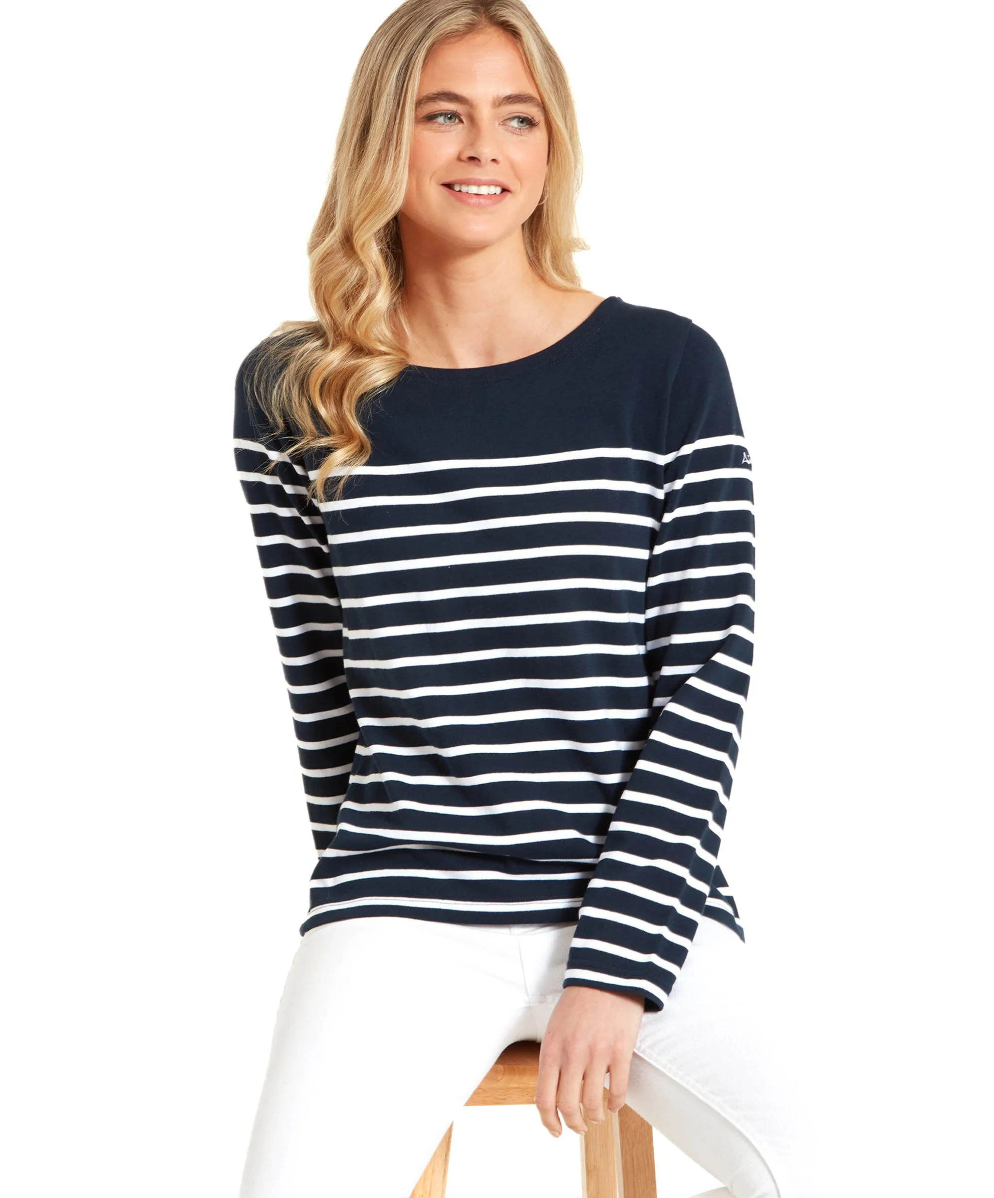 Beauport Top - Navy Stripe