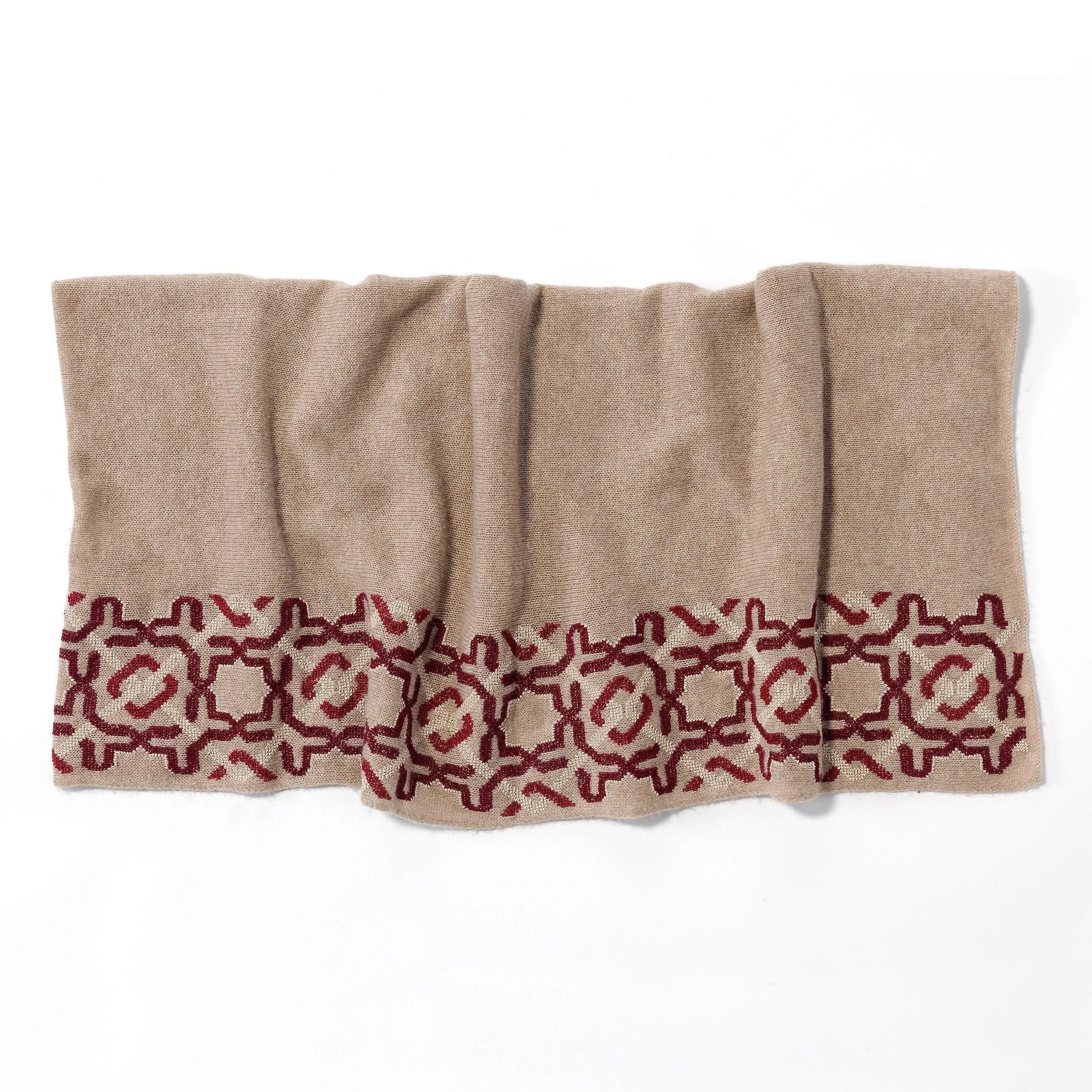 BEIGE CASHMERE SHAWL