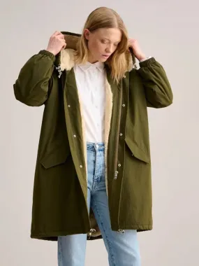 Bellerose Laos Classic Coat in Olive