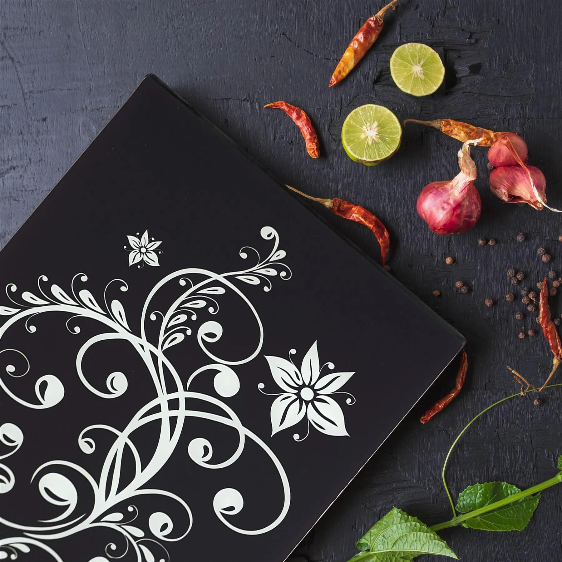 Black Glass Cutting Boards