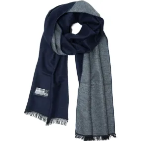 Blue Grey Eco Silk Scarf - Softer than Cashmere 100% Silk