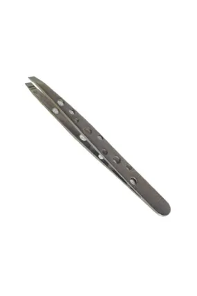 Burmax Satin Edge Spa Tools Non Slip Slant Tip Tweezer SE-2042