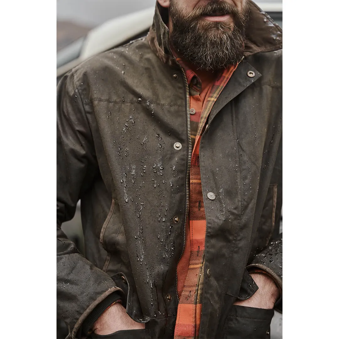 Caledonia Men's Wax Jacket by Hoggs of Fife