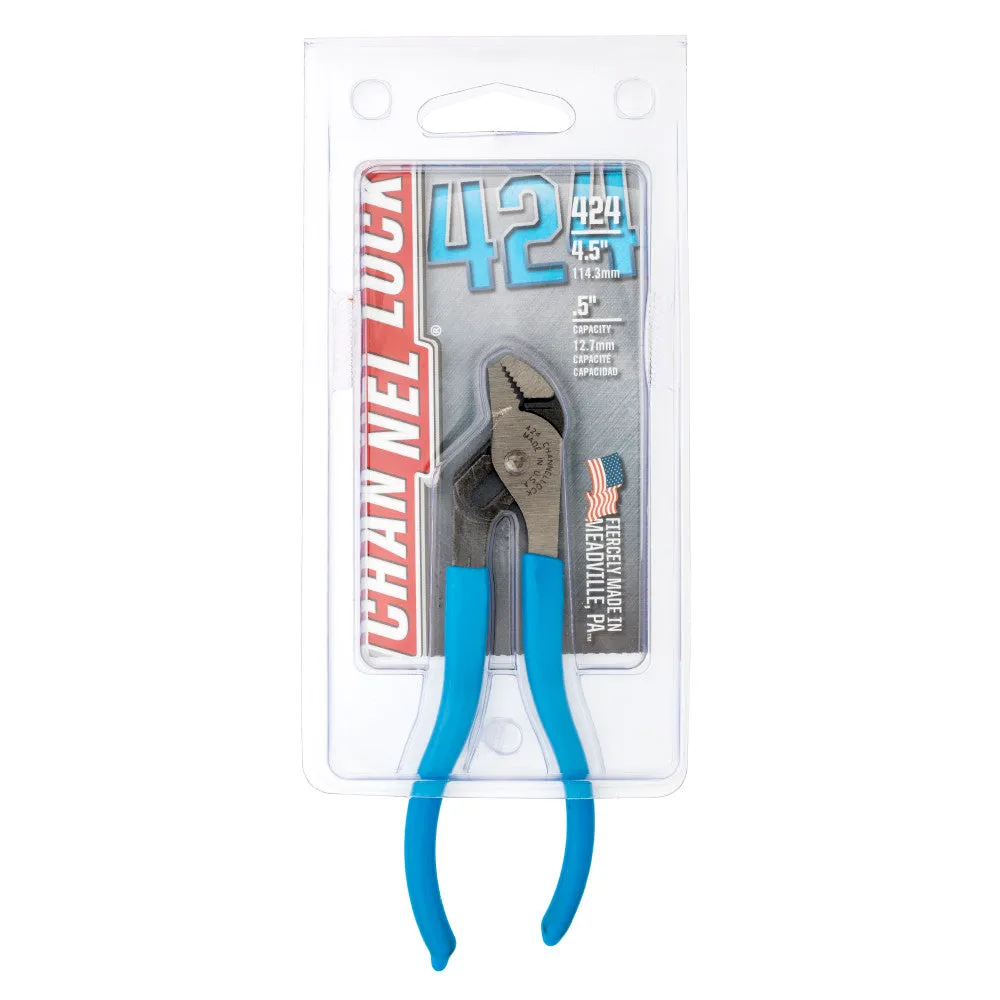 Channellock 424 4.5" Tongue & Groove, Straight Jaw