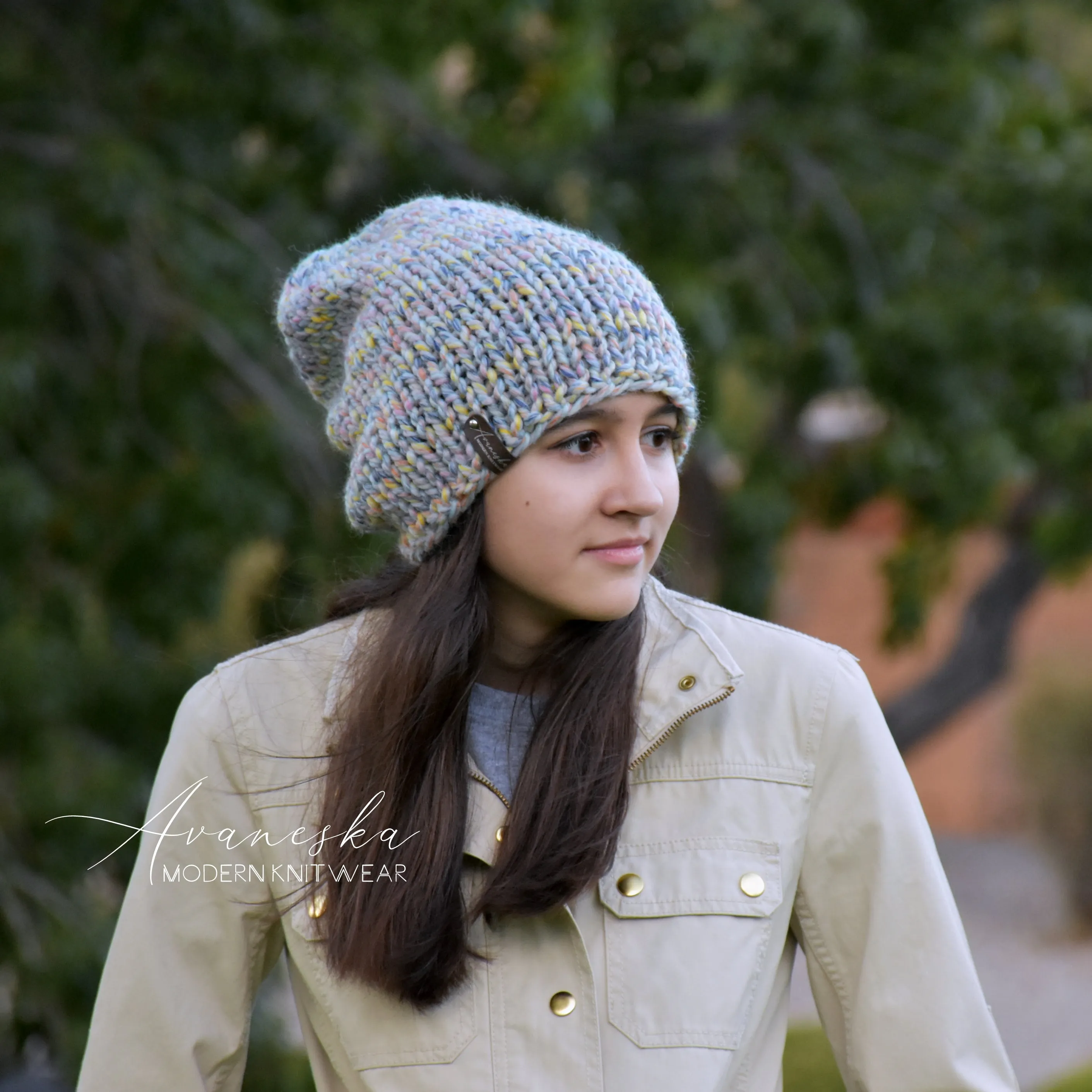 Chunky Extra Slouchy Hat | THE NIXI