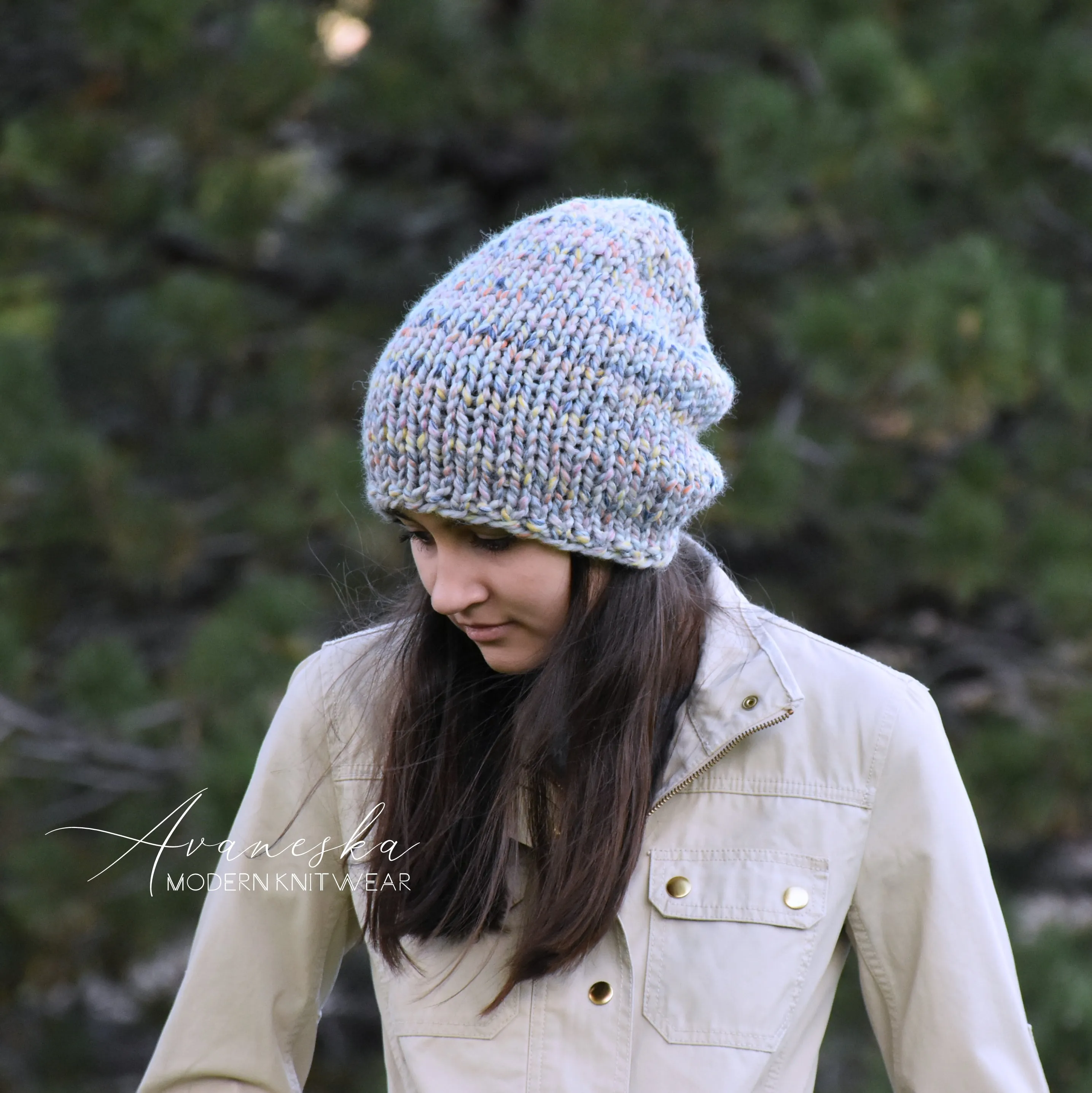 Chunky Extra Slouchy Hat | THE NIXI