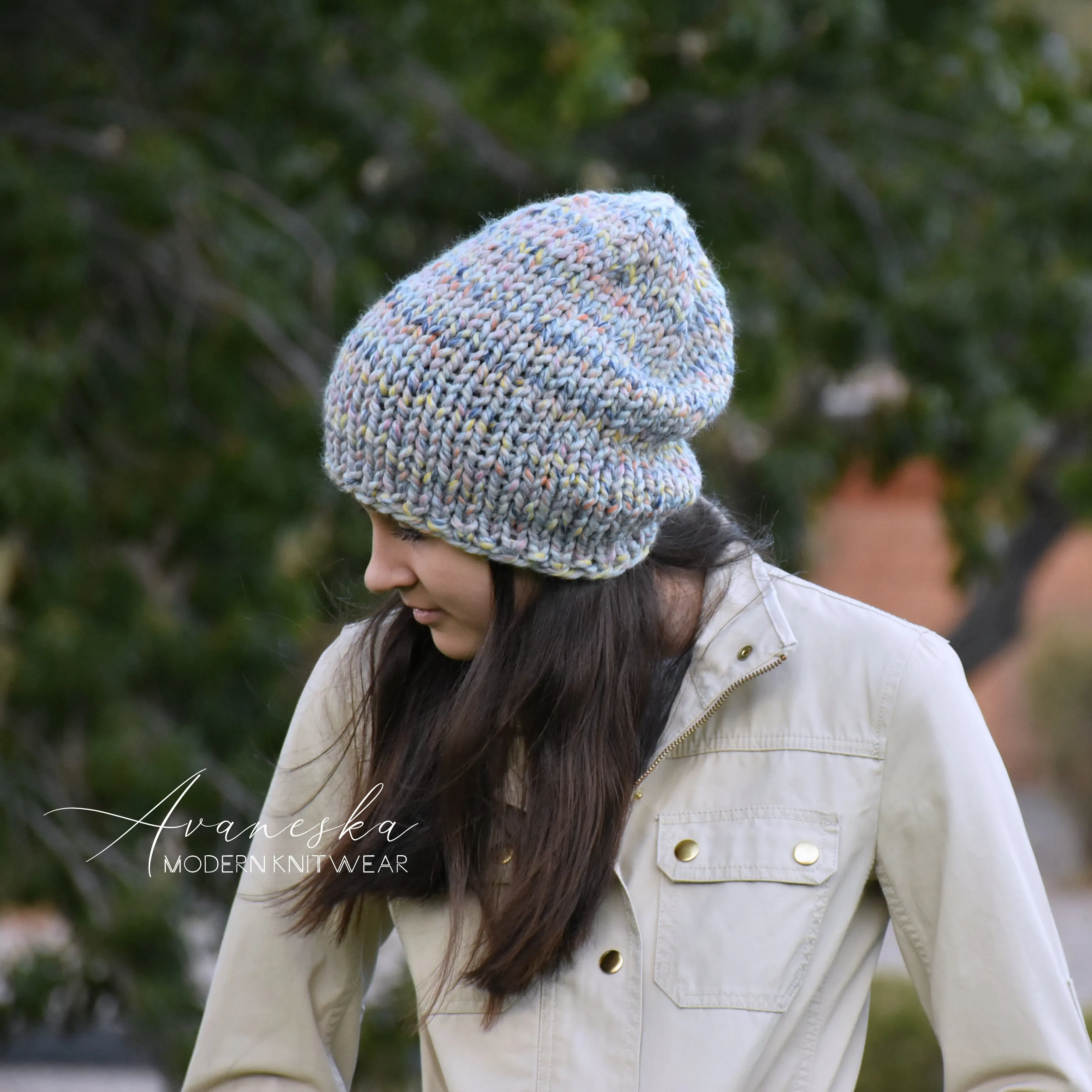 Chunky Extra Slouchy Hat | THE NIXI