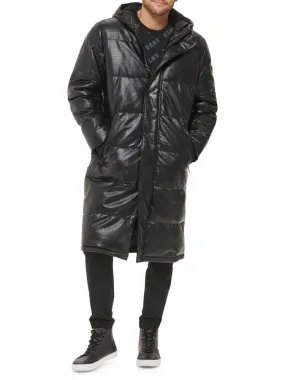 Classic parka with faux fur trim Dkny, black