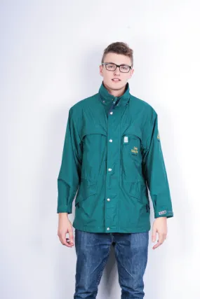 Classic Riding Wear Mens S Jacket Nylon Waterproof Hoodie Parka Green