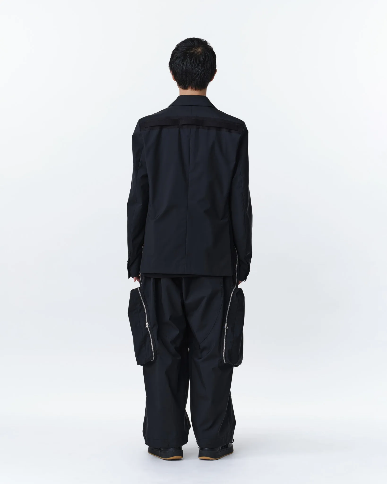 COVERED POCKET TAILORED JACKET .11【BLACK】