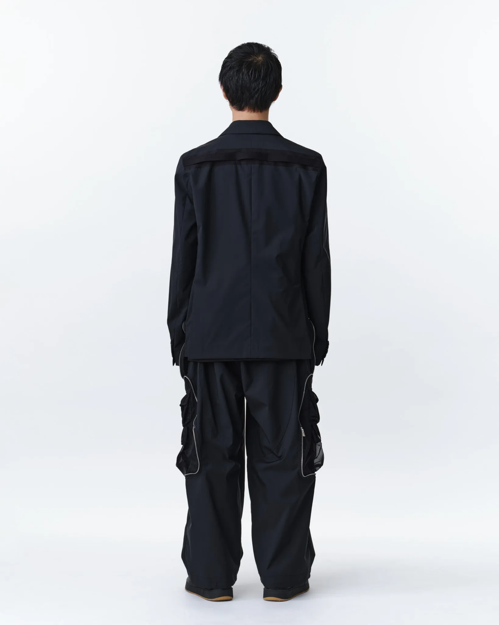 COVERED POCKET TAILORED JACKET .11【BLACK】