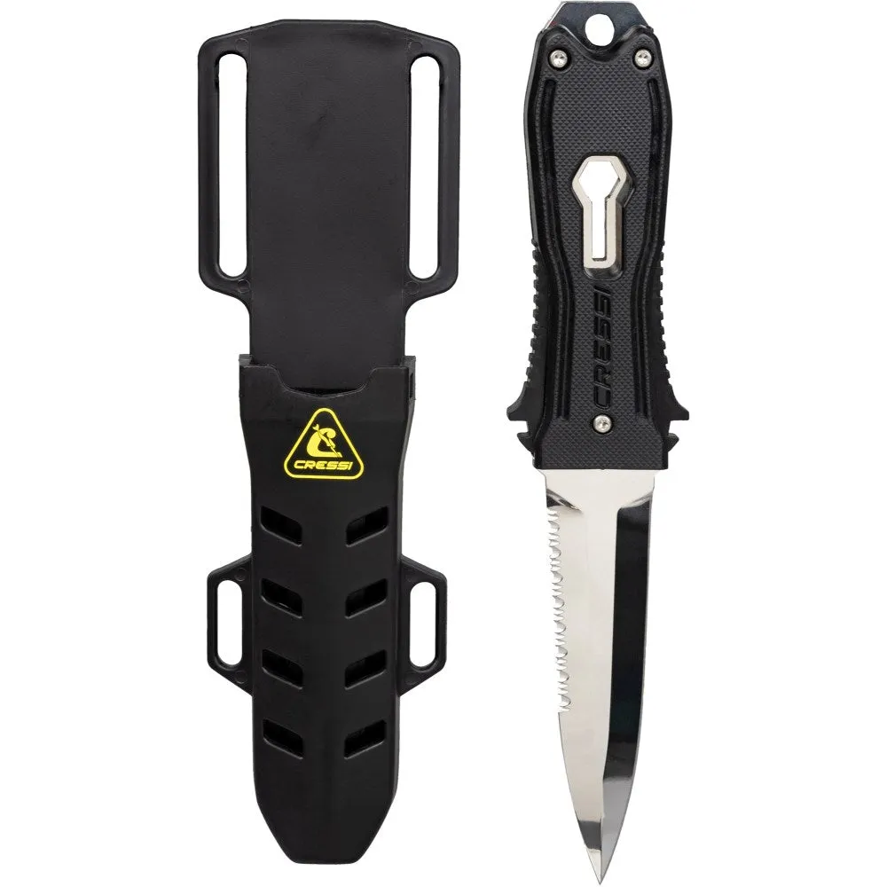 Cressi Lizard Dive Knife for Scuba Dive or Spearfishing