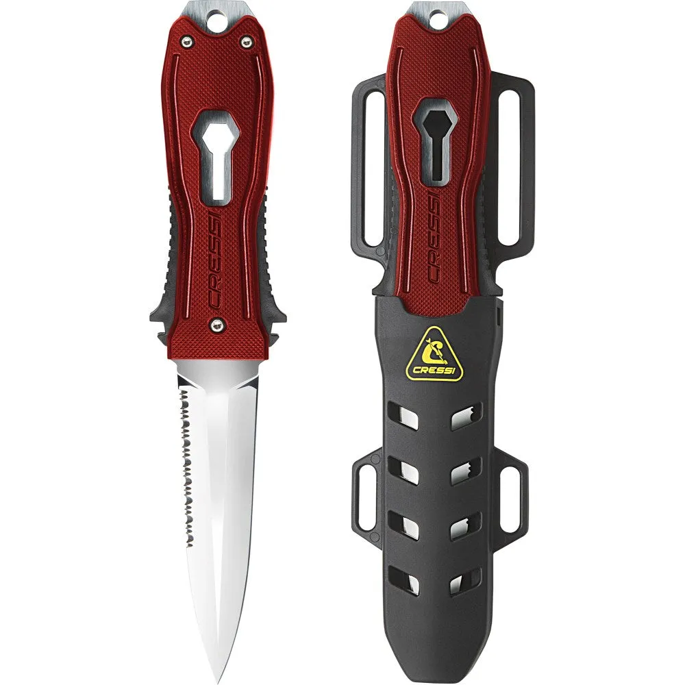 Cressi Lizard Dive Knife for Scuba Dive or Spearfishing