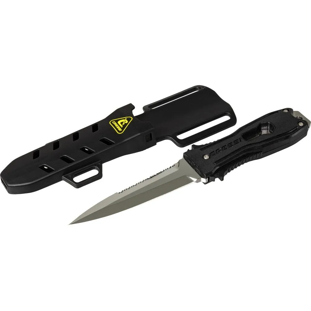 Cressi Lizard Dive Knife for Scuba Dive or Spearfishing