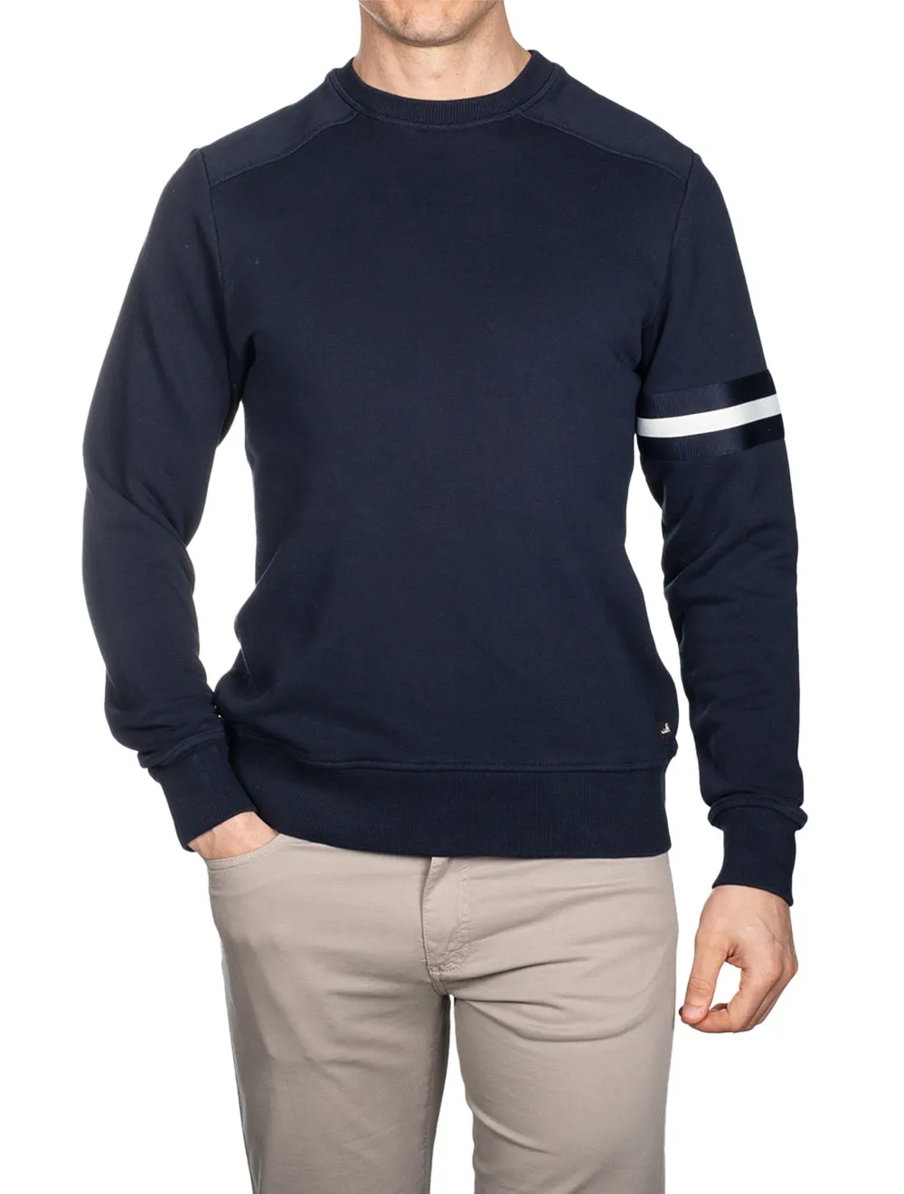 Crew Neck Sweater Navy Blue