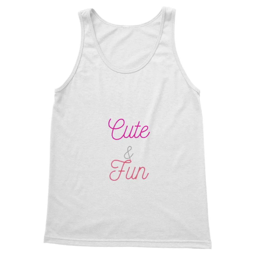 Cute and Fun Classic Adult Vest Top