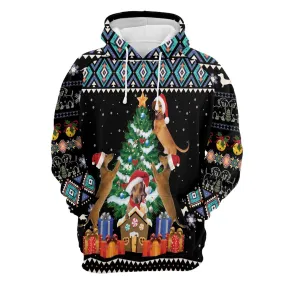 Dachshund Group Christmas Tree All Over Print 3D Hoodie For Men And Women, Best Gift For Dog lovers, Best Outfit Christmas