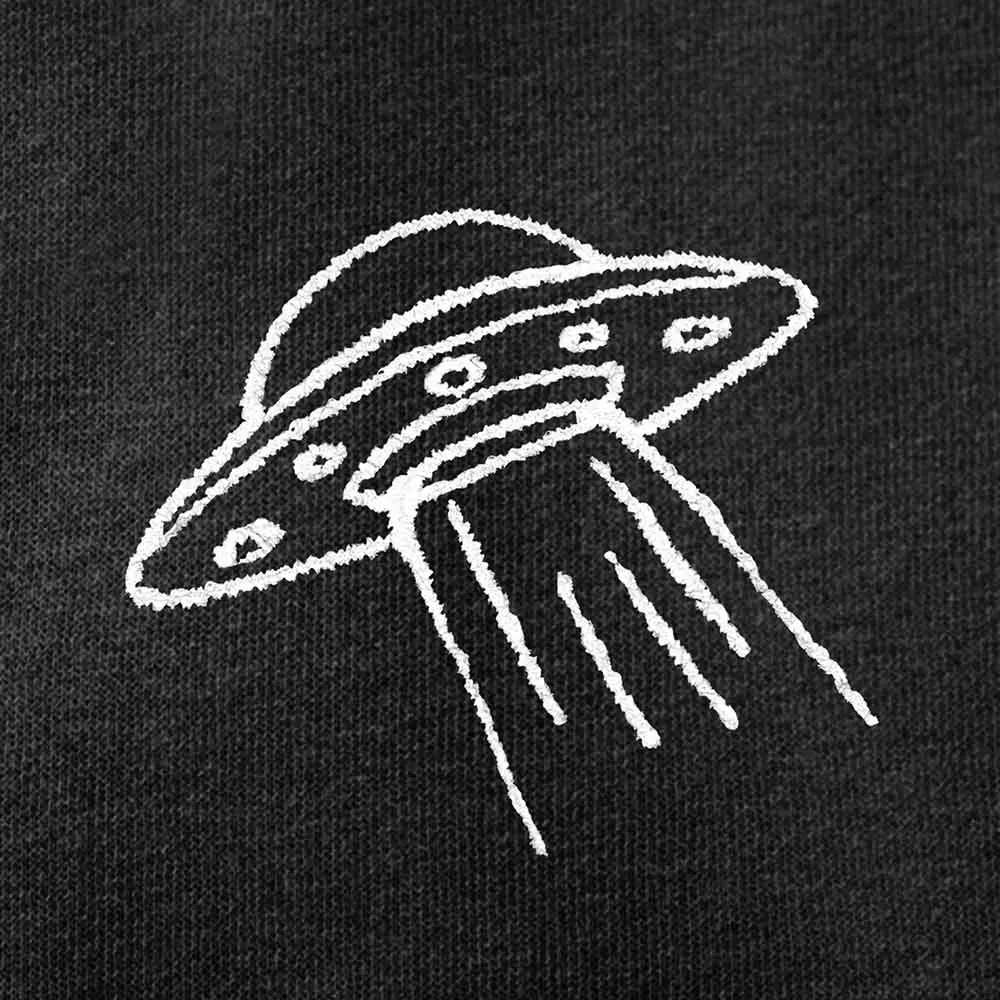 Dalix UFO Washed Zip Hoodie