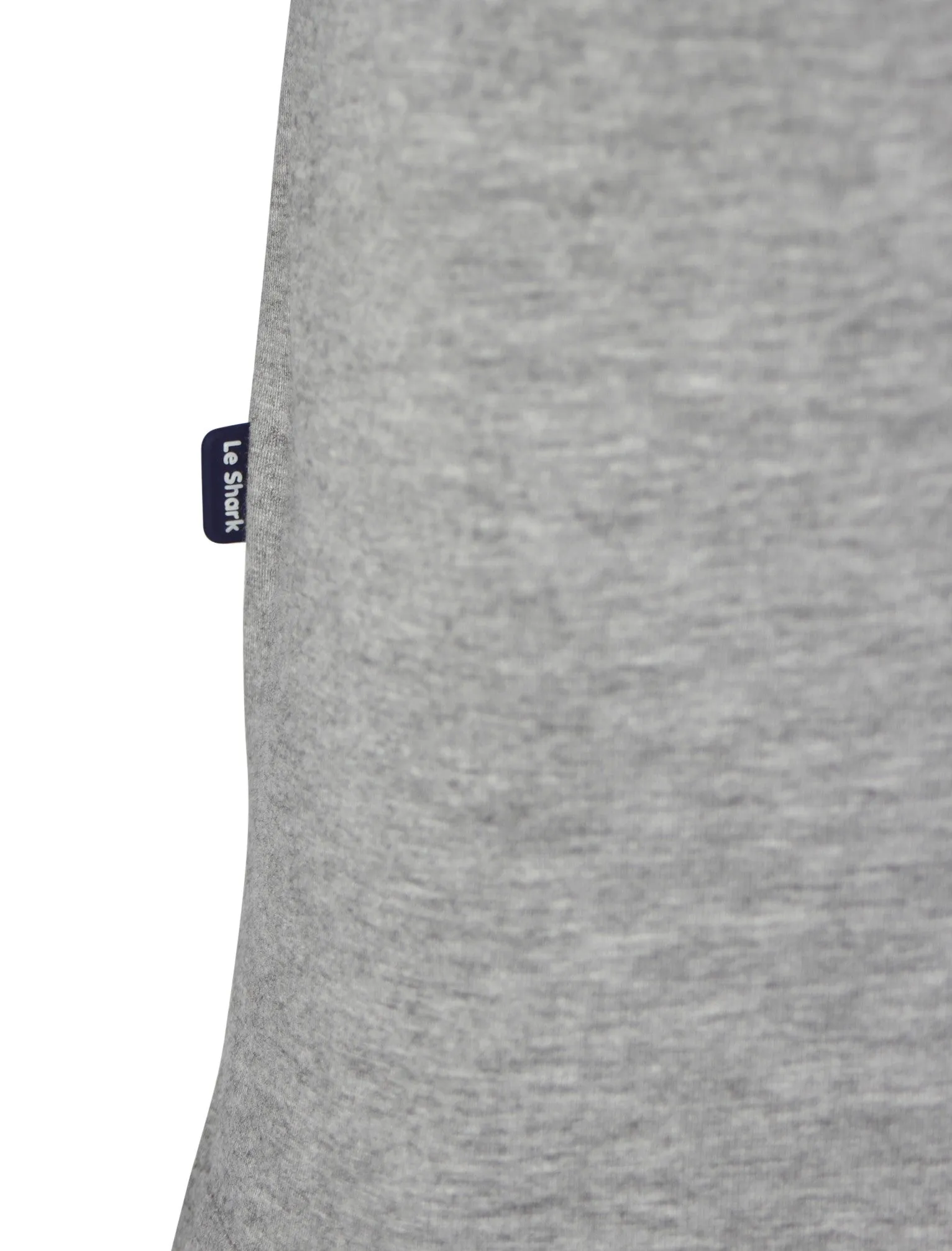 Darsham Crew Neck T-Shirt in Light Grey Marl - Le Shark