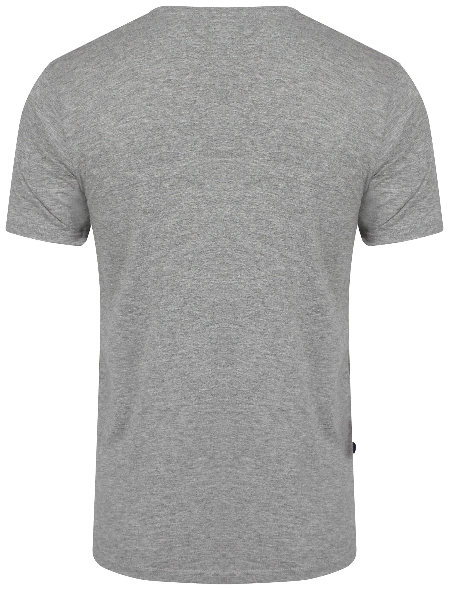 Darsham Crew Neck T-Shirt in Light Grey Marl - Le Shark