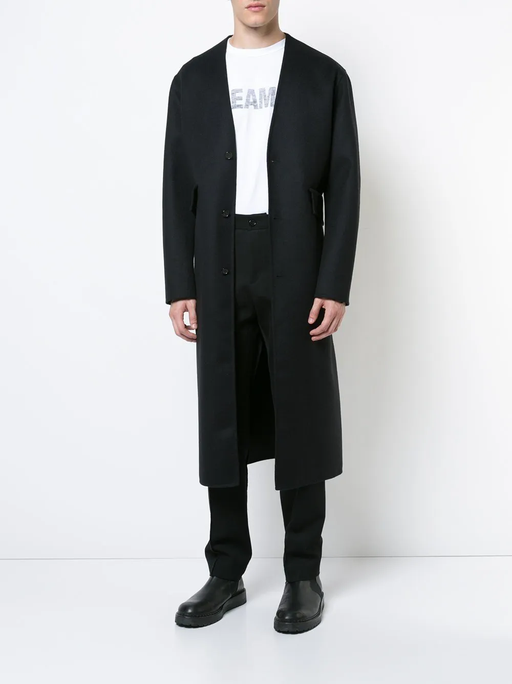 DBF Virgin Wool Minimal Coat