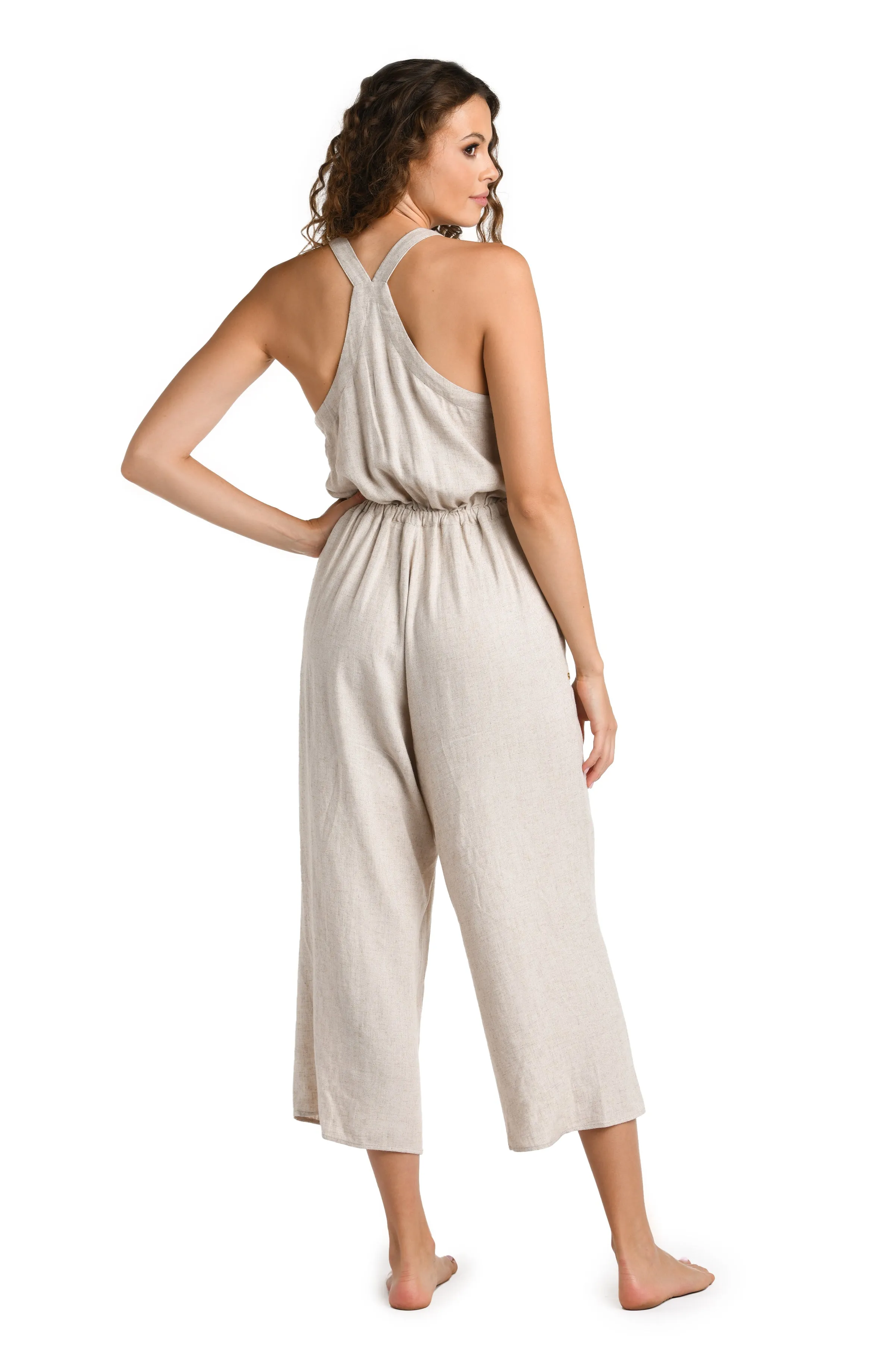 Delphine Coast Wide Leg Jumpsuit Cover Up